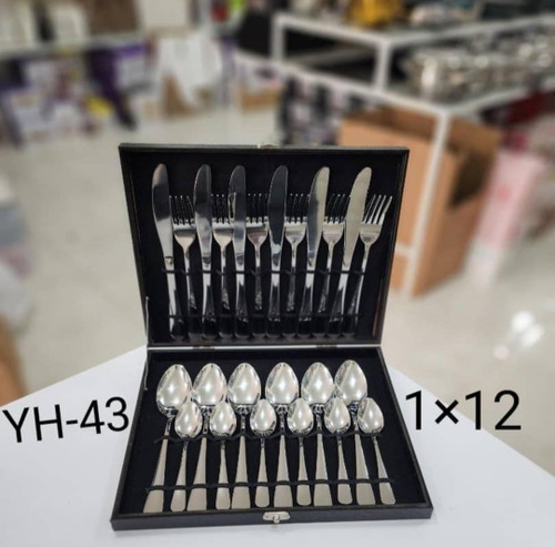 سرویس قاشق چنگال با کیفیت آشپز خانه برند YHمدل ۴۳